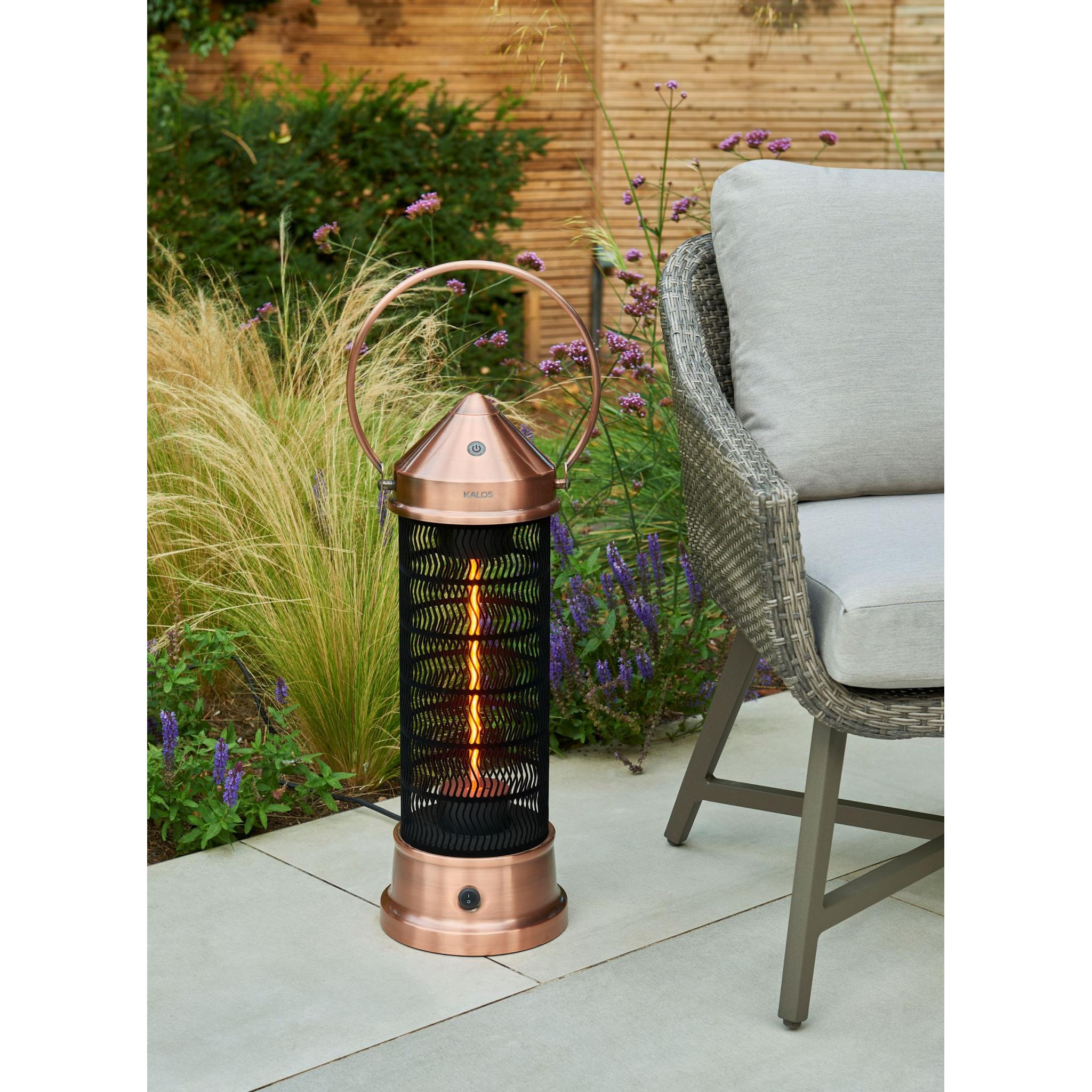 Copper Electric Heater Free Standing