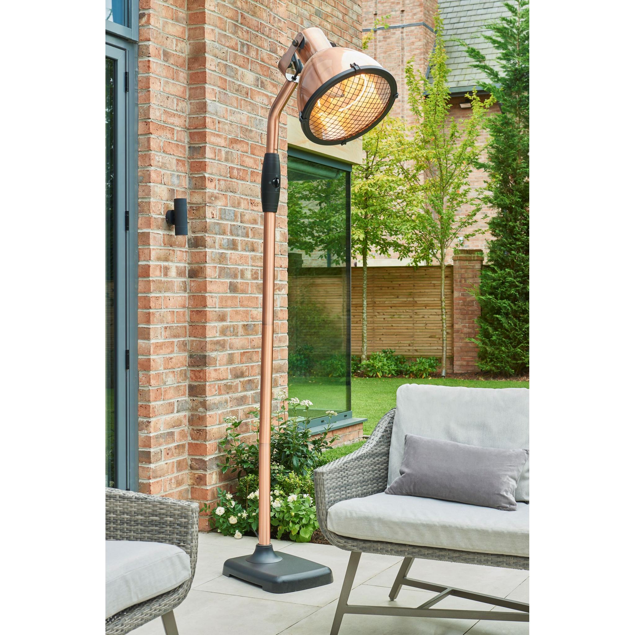 Copper Electric Heater Free Standing