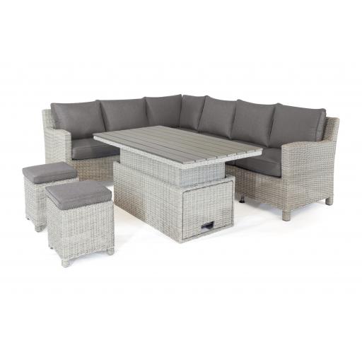 Palma Casual Dining Corner Set with Height Adjustable Table