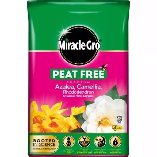Miracle -Grow Ericaceous Azalea, Camellia , Rhododendron Peat Free 40litre