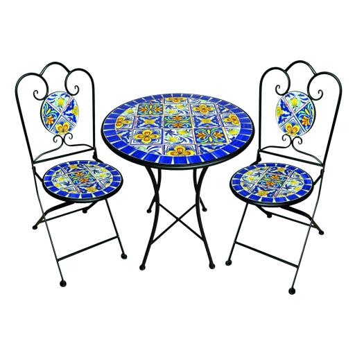 Sellano Mosaic Bistro Set