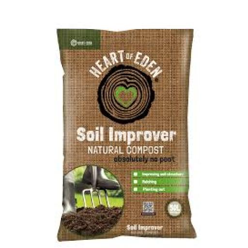 Heart of Eden Soil Improver 50litre 3 for £15