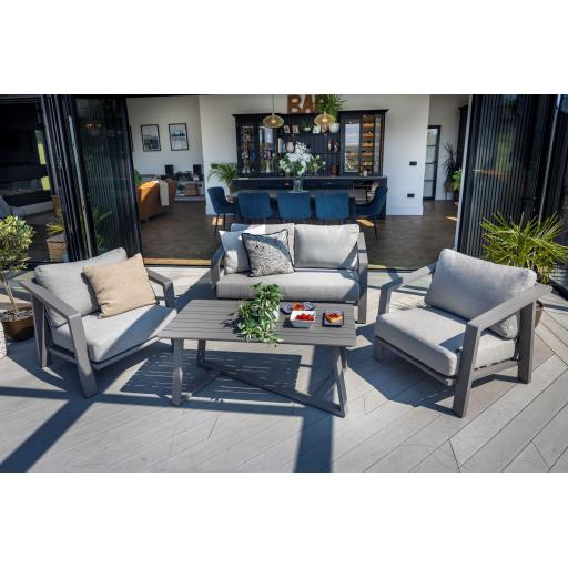 Alora 2 Seat Lounge Set - Taupe