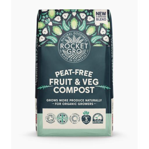 Rocket Gro Fruit & Vegetable Compost 40litre 2 for £13