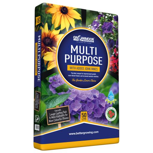 Growmoor Multipurpose + John Innes 50litre 2 for £12